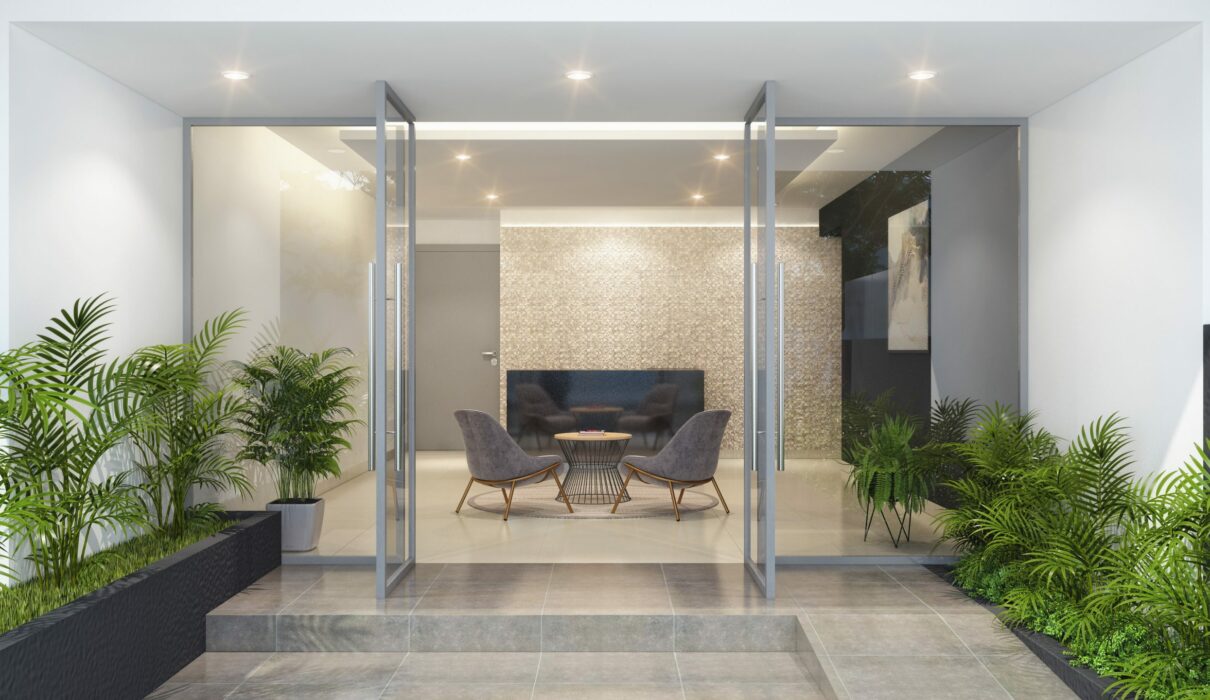 Lobby de Residencial Pacific.