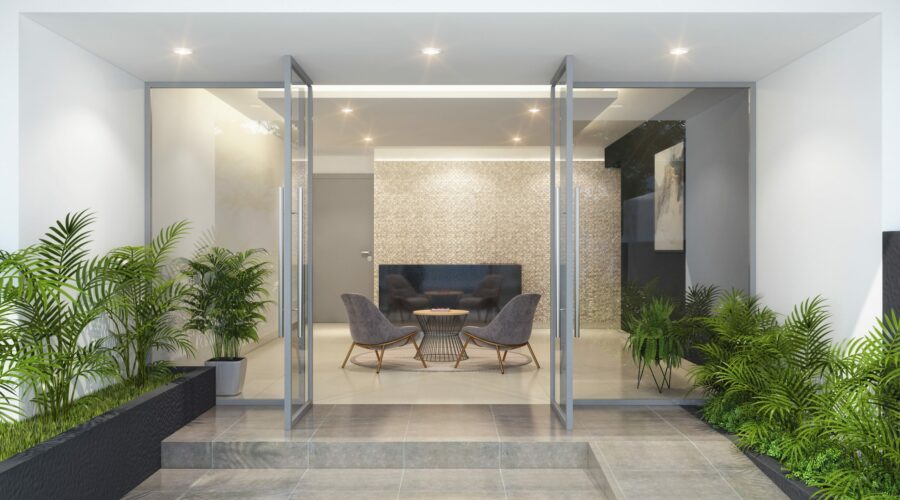 Lobby de Residencial Pacific.